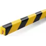 Durable 1127130, poliuretano (PU), negro, amarillo, plano, 1000 mm, 25 mm, 1,71 kg