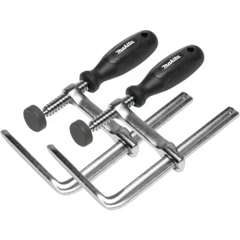 Makita 194385-5 Juego de abrazaderas negro, metalizado