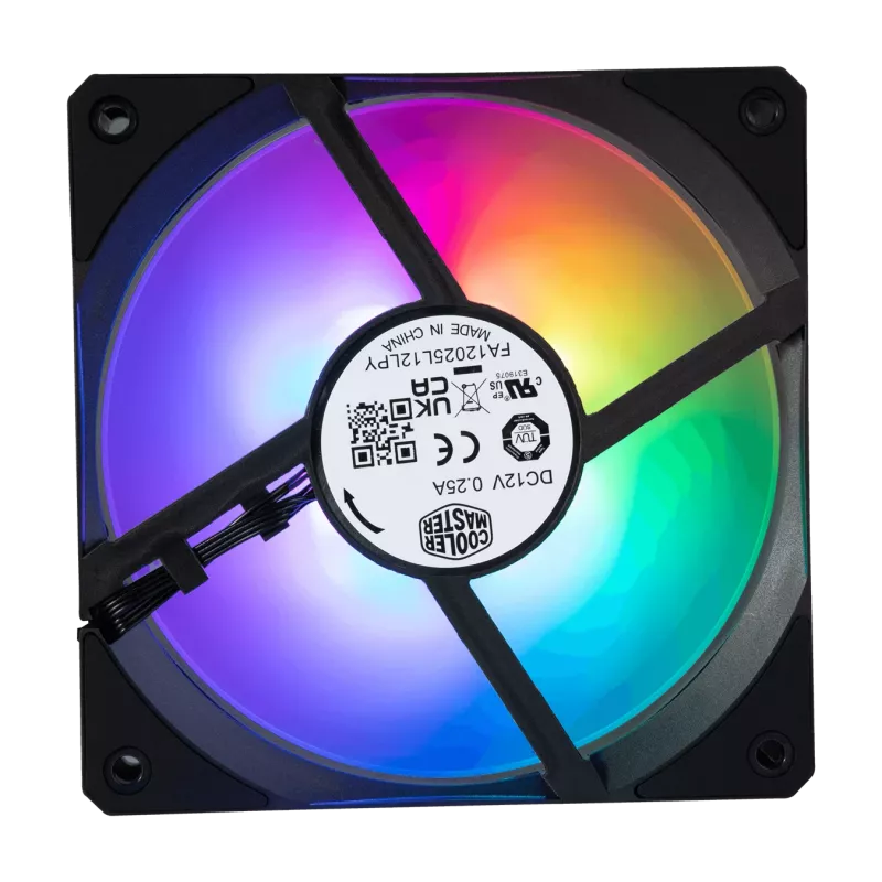 Ventilador Cooler Master Mobius 120P ARGB 2400 rpm negro