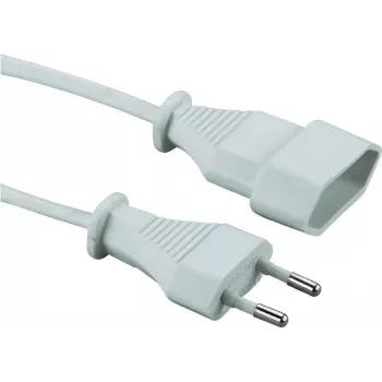 Cable alargador de corriente e+p SVE 5 5m 1 toma de corriente AC blanco