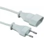 Cable alargador de corriente e+p SVE 5 5m 1 toma de corriente AC blanco