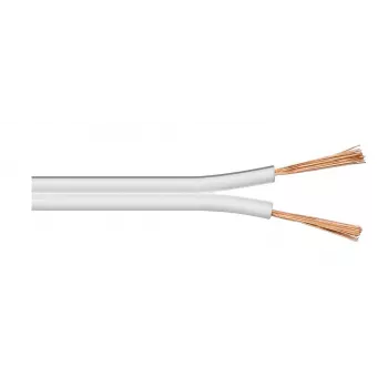 Cable de audio Microconnect AUDSPEAKER2-100C 100 m Blanco