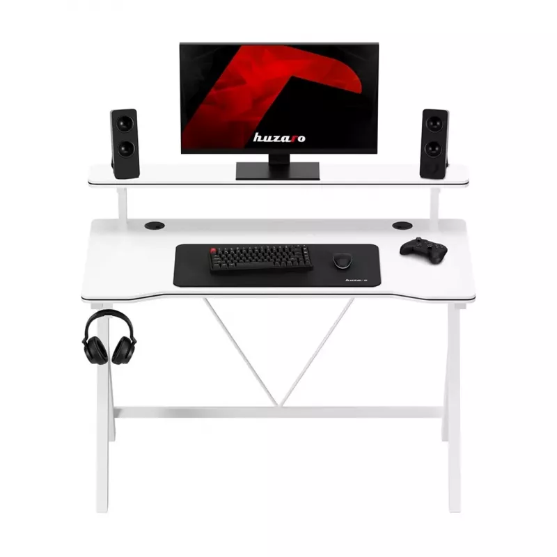 Huzaro Hero 1.9 Escritorio gaming blanco