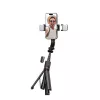 Tech-Protect L05S palo selfie con trípode, luz LED y mando a distancia Bluetooth