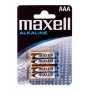 Pila MAXELL alcalina LR-03 AAA pack de 4 pilas desechables