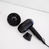 Secador de pelo Taurus Studio Glow 1500 — 1400 W, 3 niveles de calor, 2 velocidades, plegable, colgable, negro