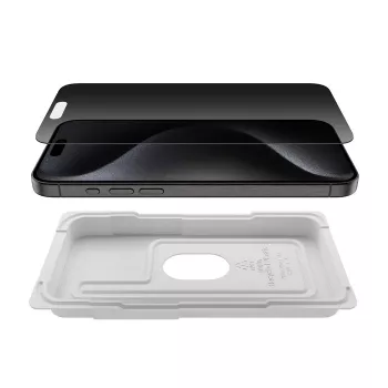Protector de pantalla Belkin ScreenForce Apple iPhone 16 antibacteriano resistente a golpes y rayaduras