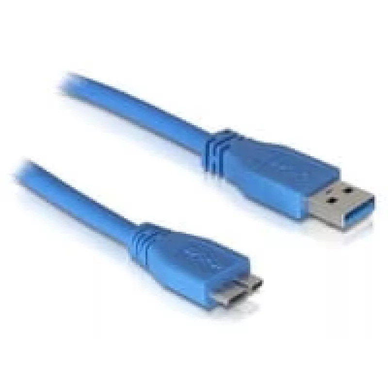 Cable Micro-USB 3.0 DeLOCK 1 m, USB A, 5 Gbit/s, azul