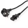 Cable de alimentación ROLINE 19.08.1014 negro 3 m CEE 7/7 conector hembra C13