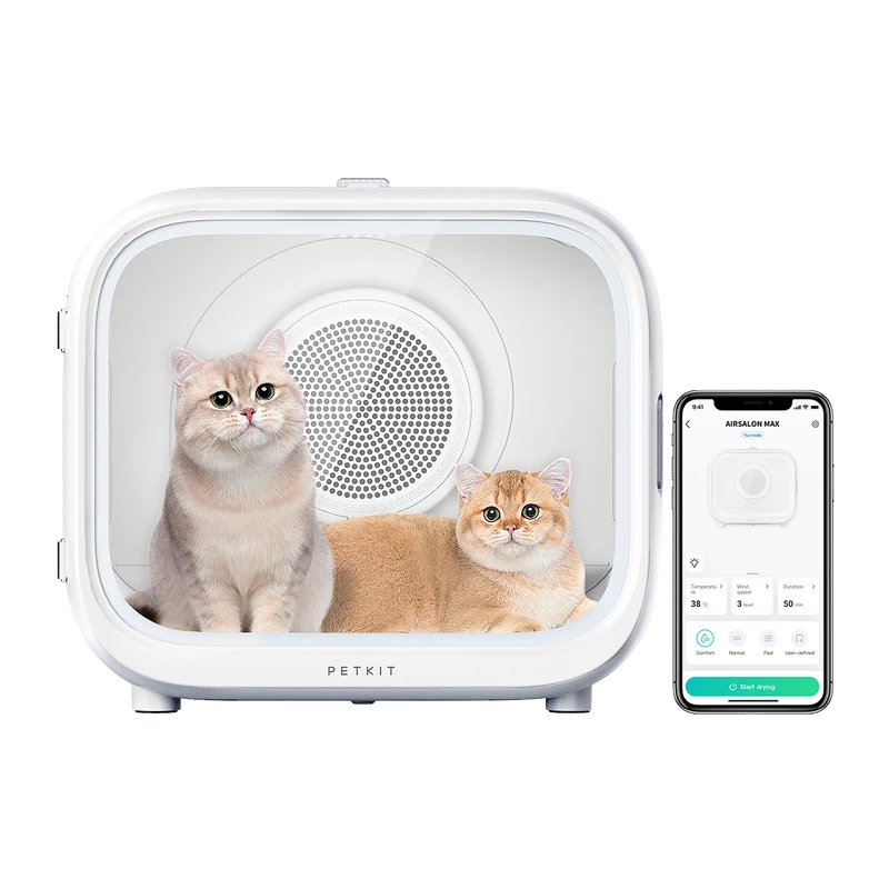 PETKIT AirSalon Max Pro secador inteligente para gatos, blanco, modelo PD10 Max