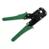 Herramienta de crimpado y corte QOLTEC 54381 — Alicate de crimpado para conectores de red modulares y cortacables