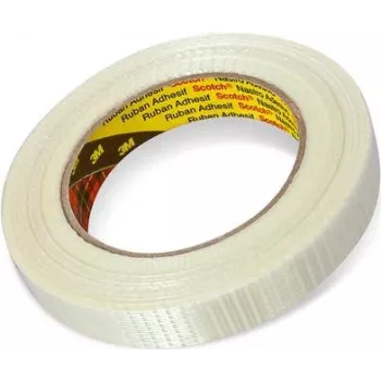 Cinta de filamento 3M 8959, transparente, 50 m de longitud, 19 mm de ancho