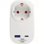 Adaptador de enchufe tipo F Brennenstuhl 1508210010 conector recto