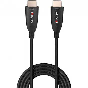 Cable HDMI híbrido de fibra óptica Lindy 20m 8K60