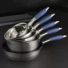 Juego de ollas Russell Hobbs RH01179EU, 5 piezas, azul