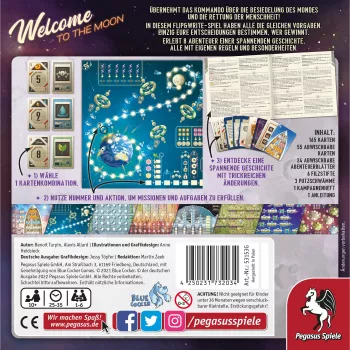Welcome to the Moon, juego de mesa