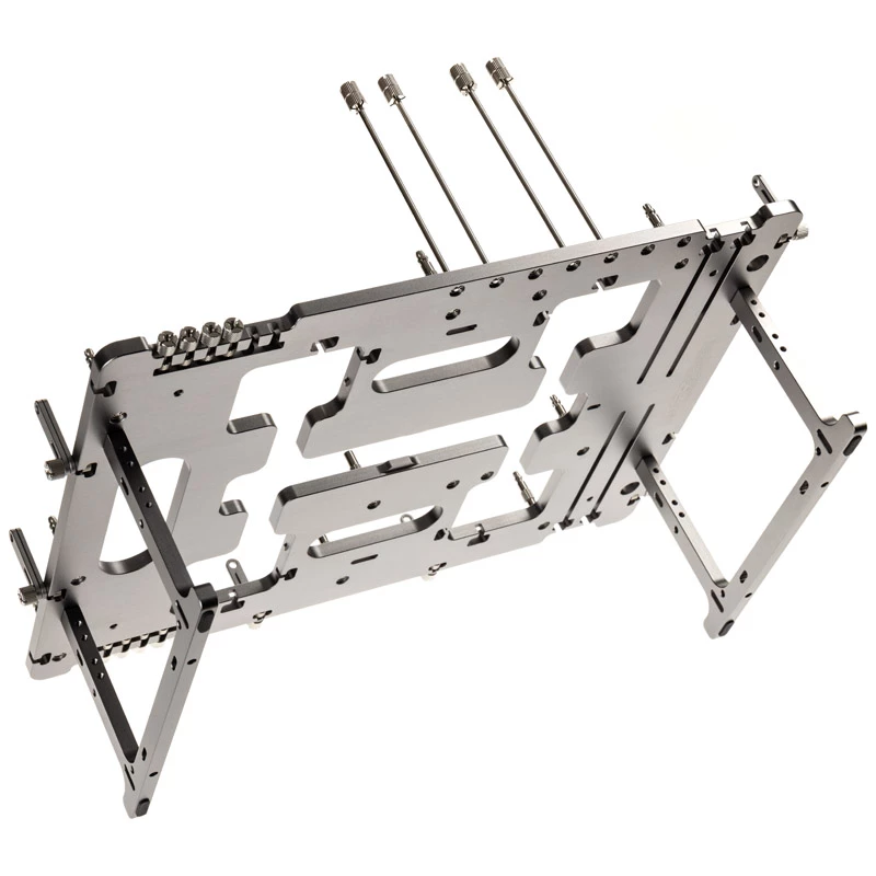Carcasa benchtable Streacom BC1 V2 – chasis abierto de prueba/bench, titanio