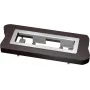 Kindermann 4-fold - marco para conexiones - montaje en mesa, montaje enrasado - aluminio anodizado