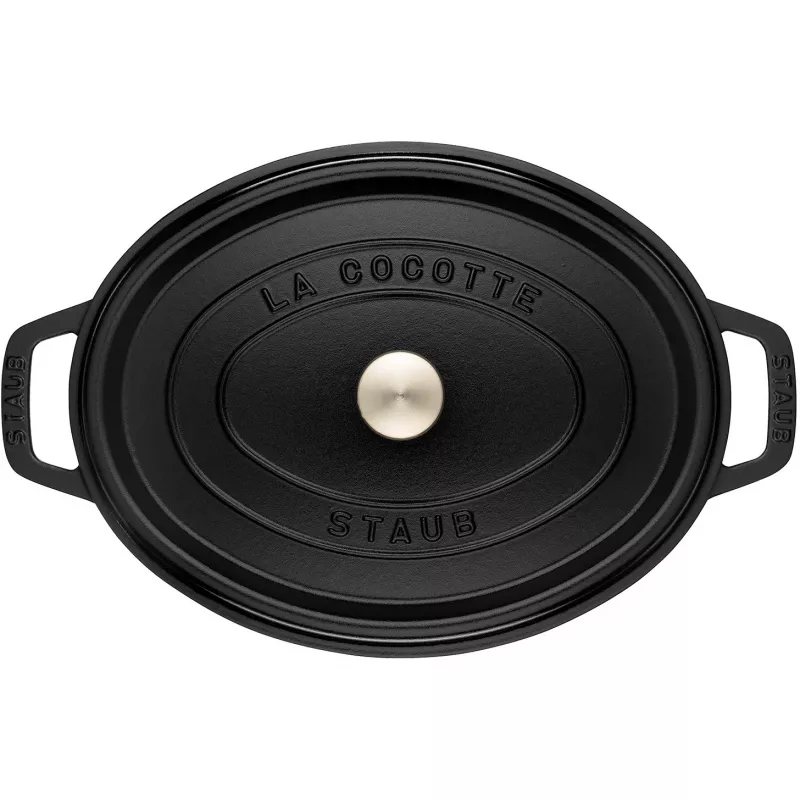 Olla de asar Staub 40509-509-0 12 L hierro fundido negro