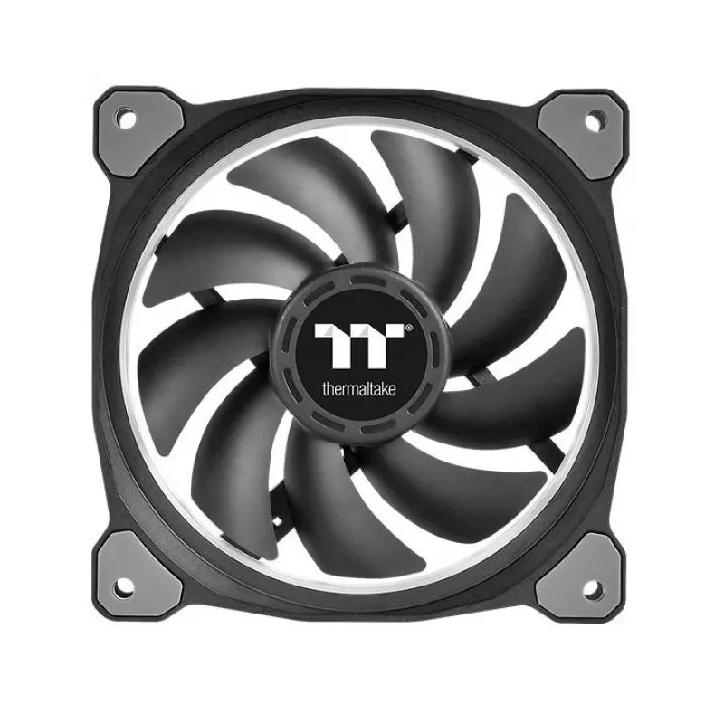 Thermaltake Riing Plus 12 LED RGB Radiator Fan TT Premium Edition CL-F054-PL12SW-A ventilador de caja, 120 mm, pack de 5