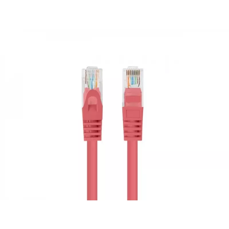 Lanberg PCU6-20CC-0100-R Cable de red Cat6 U/UTP, 1 m, rojo, 10 unidades