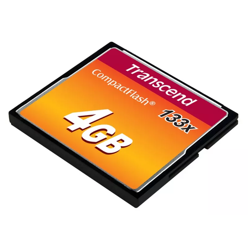Memoria flash Transcend 4GB CompactFlash 133x TS4GCF133