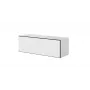 Armario de almacenamiento cerrado Cama ROCO RO1 112/37/39 blanco/negro/blanco