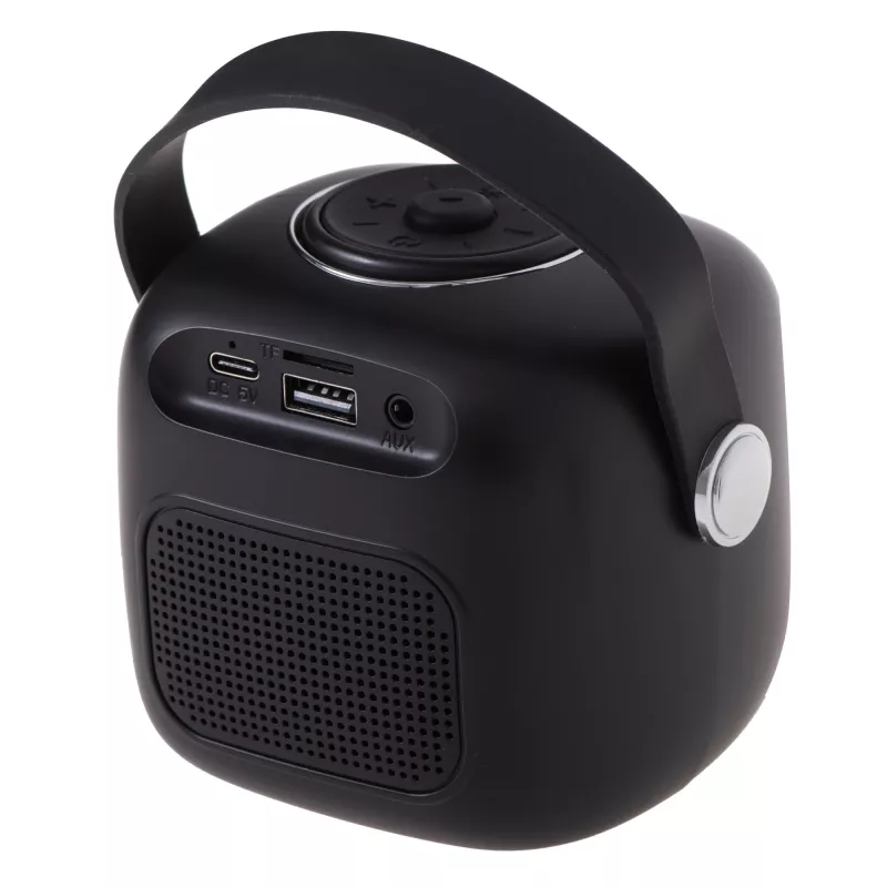 Altavoz mono portátil Adler AD 1199B – inalámbrico, batería integrada, hasta 8 h, botones, negro/gris