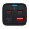 Cargador Baseus GaN3 Pro teléfono móvil tablet negro AC interior 15V 3A