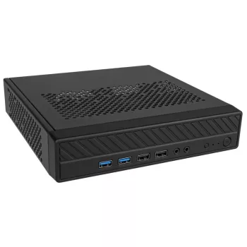 Akasa Cypher MX3 - torre Mini - PC - SGCC - negro - Thin Mini-ITX - disco duro - alimentación (A-ITX38U3-M1B)