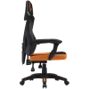 Silla gaming CANYON Wave MCH02 — respaldo de malla, diseño ergonómico, negro/naranja