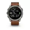 Garmin Fenix 8 3,56 cm (1,4) AMOLED 51 mm Digital 454 x 454 Píxeles Pantalla táctil Titanio Wi-Fi GPS (Satélite)