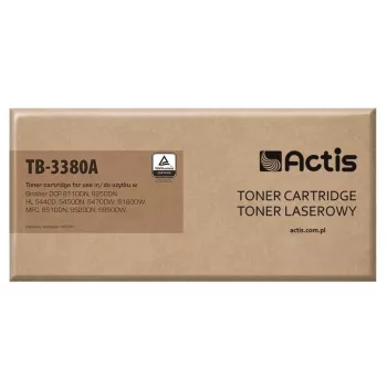Tóner Actis TB-3380A (compatible con Brother TN-3380; estándar; 8000 páginas; negro)