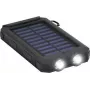 Wentronic goobay PowerBank Outdoor 8.0 - batería solar - Li-Pol - 8000 mAh - 29,6 Wh - 2 A - 2 puertos de salida (2 x USB) - en el cable: Micro-USB - negro (49216)