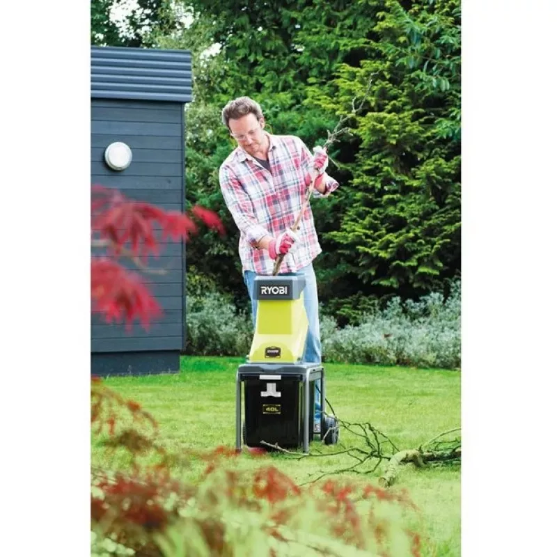 Ryobi RSH2545B Biotrituradora de jardín 2500 W 40 L cuchillas