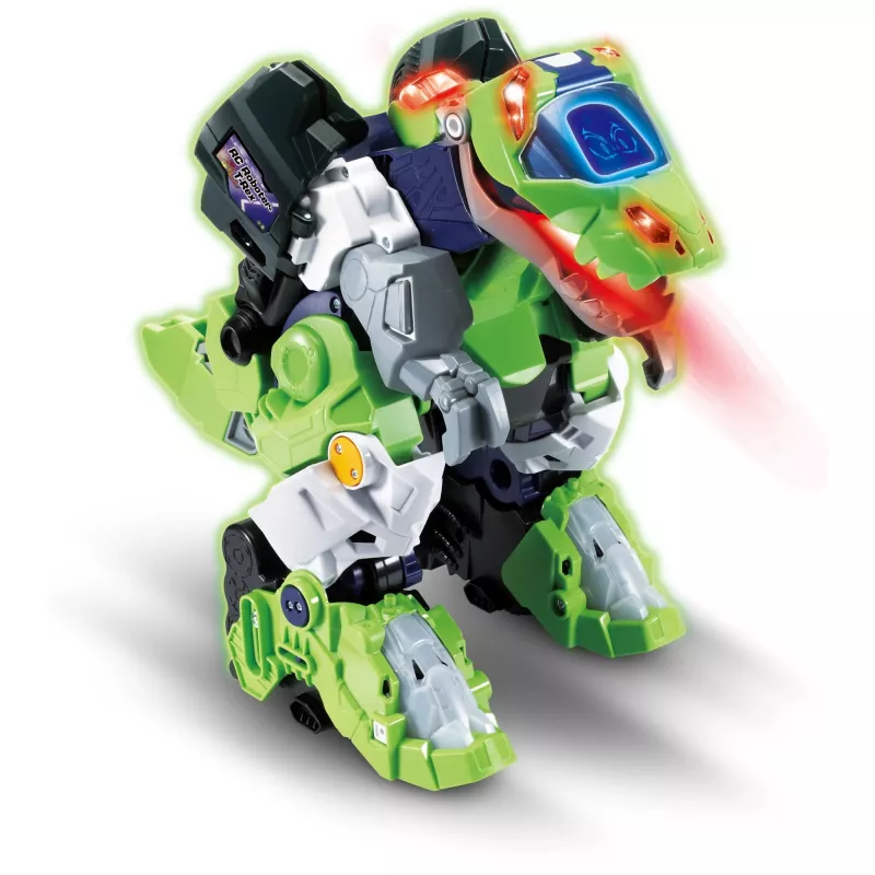 Dinosaurio teledirigido de juguete VTech Switch & Go Dinos T-Rex, se transforma entre dino y vehículo, para niños