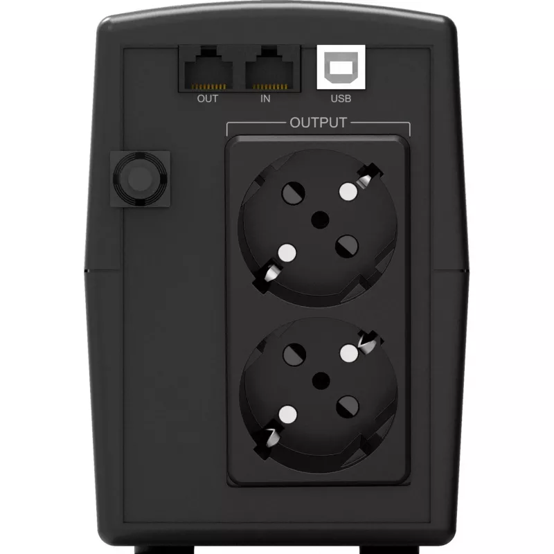 PowerWalker VI 800 STL Line-Interactive 800VA 2 salidas CA Torre Negro Sistema de alimentación ininterrumpida (SAI) (10121073)
