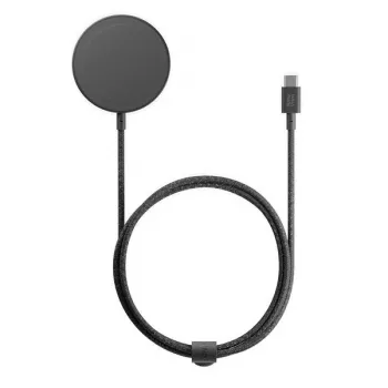 Cargador de sobremesa inalámbrico native union Snapstand Qi2 USB cable de 1,5 m negro