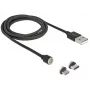 Cable USB DeLOCK 85723 USB 2.0 1,1 m USB A USB C/Micro-USB B negro