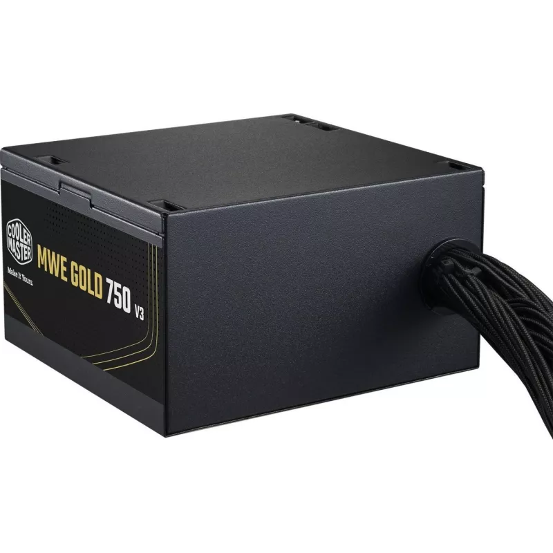 Fuente de alimentación Cooler Master MWE GOLD 750v3 ATX 3.1 750W 80 PLUS Gold no modular, 6x SATA, 4x 6+2 PCIe, 2x 4+4 EPS