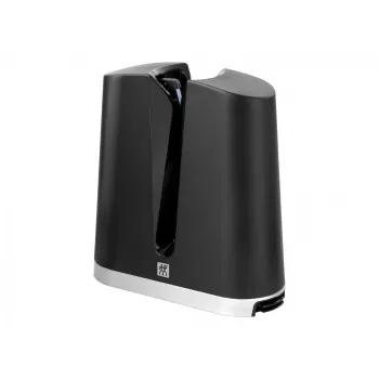 Afilador de cuchillos ZWILLING V-Edge Pull Through, negro, diseño compacto de extracción