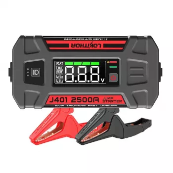 Arrancador de coche Lokithor J401 2500A, batería externa 20000mAh
