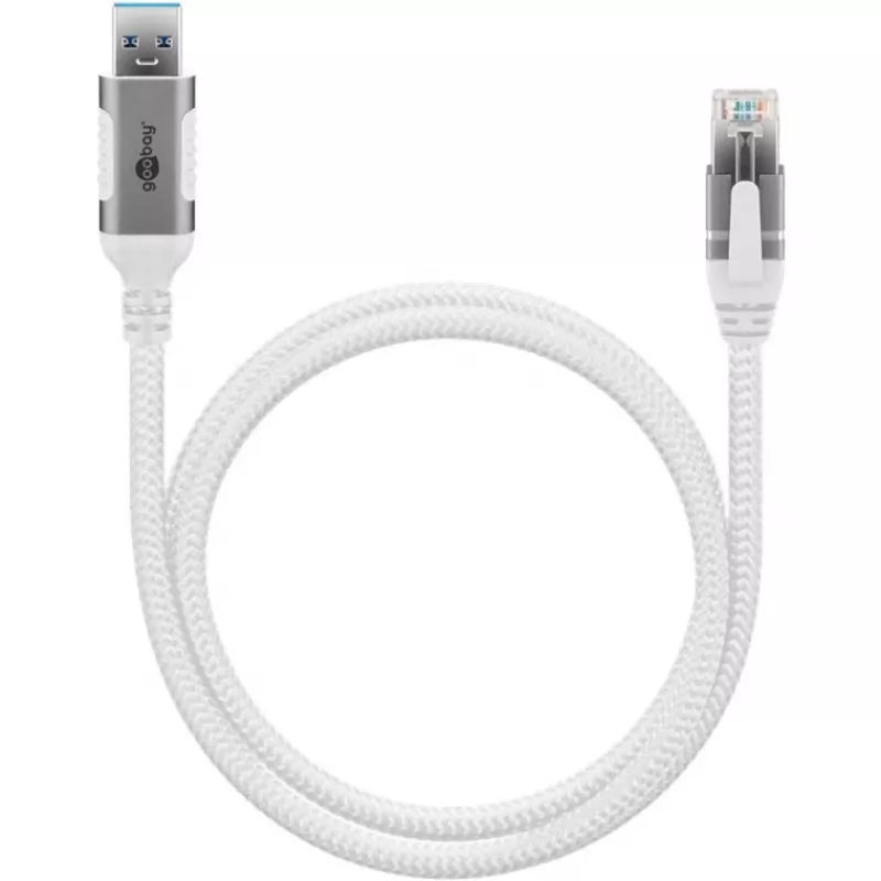 Goobay 74159 – cable adaptador de red USB 3.0 Type-A Gigabit Ethernet 2 m – tarjeta de red – 1.000 Mbit/s (74159)