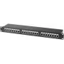 Panel de parcheo Tecline 257310 1U Cat6 U/FTP Negro