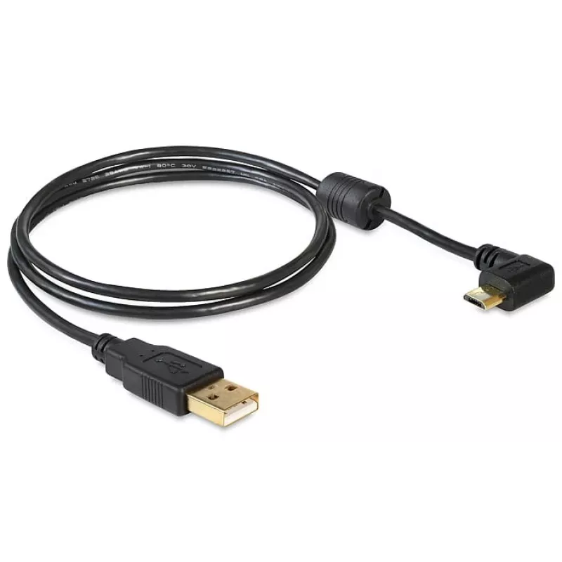 Cable USB DeLOCK 83147 USB 2.0 1 m USB A Micro-USB B negro