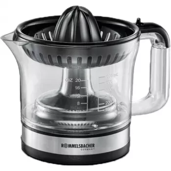 Rommelsbacher exprimidor de cítricos, 30 vatios, 0,6 litros, giro a derecha/izquierda, dos conos de prensado (ZP 50)