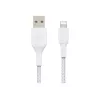 Belkin BOOST CHARGE - Cable Lightning - Lightning macho a USB macho - 3 m - blanco - para Apple iPad/iPhone/iPod (Lightning)