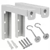 Maclean MC-923 set de 2 soportes para pantallas de proyección, carga máxima 25 kg (para el set), acero