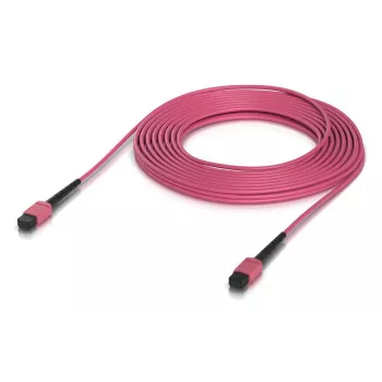 Fibra multimodo OM4 para interior Ubiquiti con conector UPC tipo B, diseñada para aplicaciones 100G. 10 m (UACC-OFC-MA-MPMP-10M)