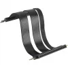 Cable riser SilverStone SST-RC05-220 PCIe 4.0 x16, 22 cm, negro